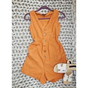 Rust Orange romper